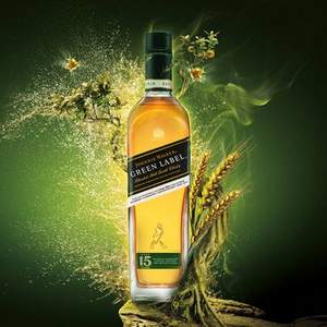 Johnnie Walker 尊尼获加 绿牌 15年调配麦芽苏格兰威士忌 750mL