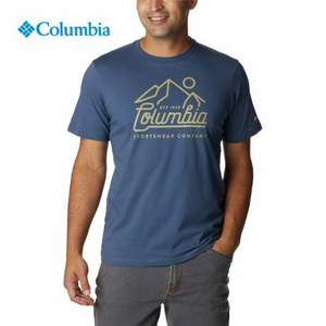 Columbia 哥伦比亚 男女同款户外短袖T恤 AE1363