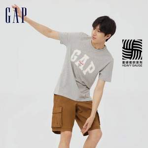Gap 盖璞 2023夏季新款男女同款纯棉短袖T恤 848801  5色