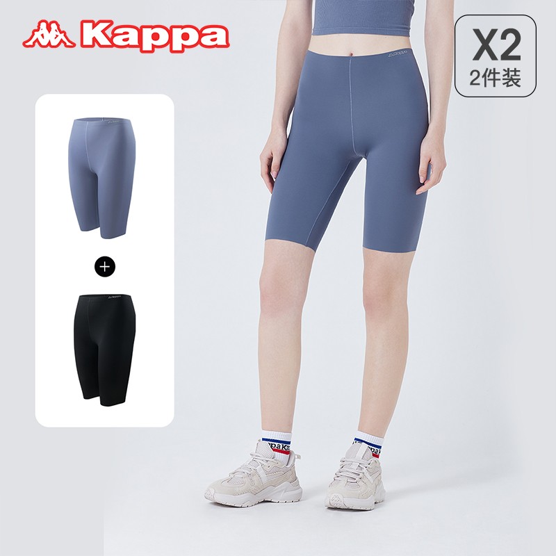 Kappa 卡帕 KP1L01 女士五分运动紧身裤鲨鱼裤 2条 74元包邮（37元/条） 买手党-买手聚集的地方