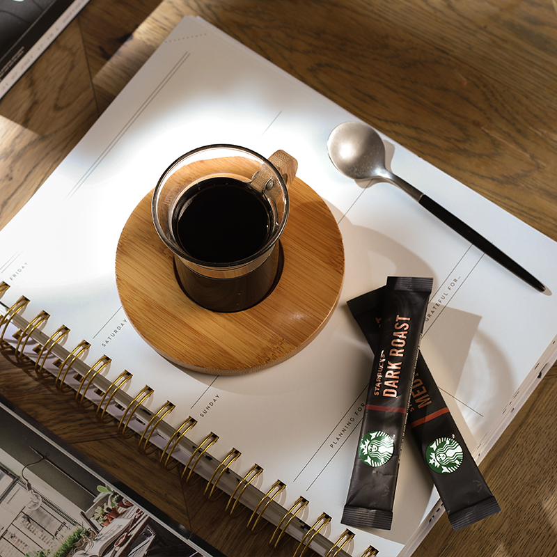Starbucks 星巴克 黑咖啡 中度/深度烘焙 精品速溶咖啡2.3g*10条 25元包邮（需领券） 买手党-买手聚集的地方