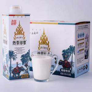 热带印象 新鲜网红泰式椰汁 600ml*6瓶