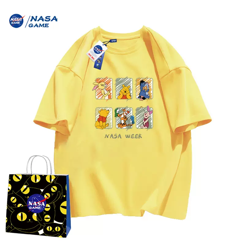 NASA GAME 2023新款男女童纯棉短袖T恤 （100~150码）多花色 新低16.9元包邮（需领券） 买手党-买手聚集的地方