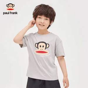 Paul Frank 大嘴猴 2023夏款儿童圆领短袖T恤（110~160码） 多色