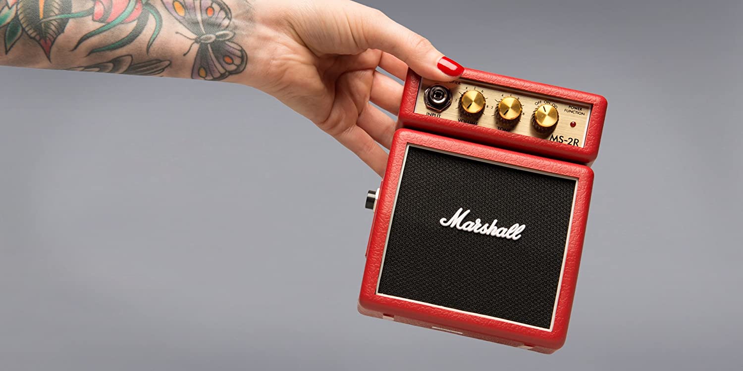 亚马逊销冠！Marshall 马歇尔 迷你Stack系列 MS-2R 微型电吉他音箱 248.35元（可3件92折） 买手党-买手聚集的地方