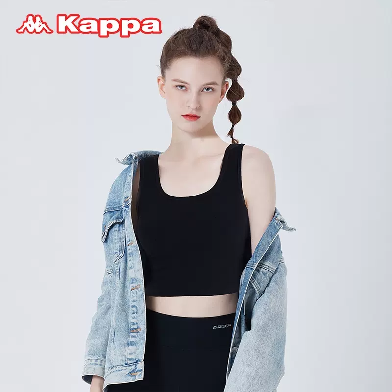 Kappa 卡帕 KP1V02 女士纯棉短款背心2件装 69元包邮（需领券） 买手党-买手聚集的地方