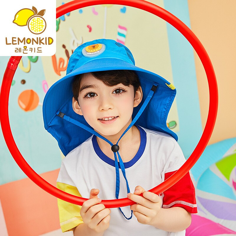 Lemonkid 柠檬宝宝 UPF50+ 儿童防晒遮阳渔夫帽/沙滩帽 39.9元包邮（需用券） 买手党-买手聚集的地方