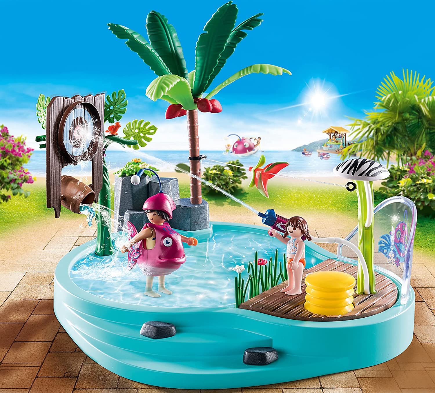 Playmobil 摩比世界 带注水器的趣味泳池 70610 164.88元 买手党-买手聚集的地方