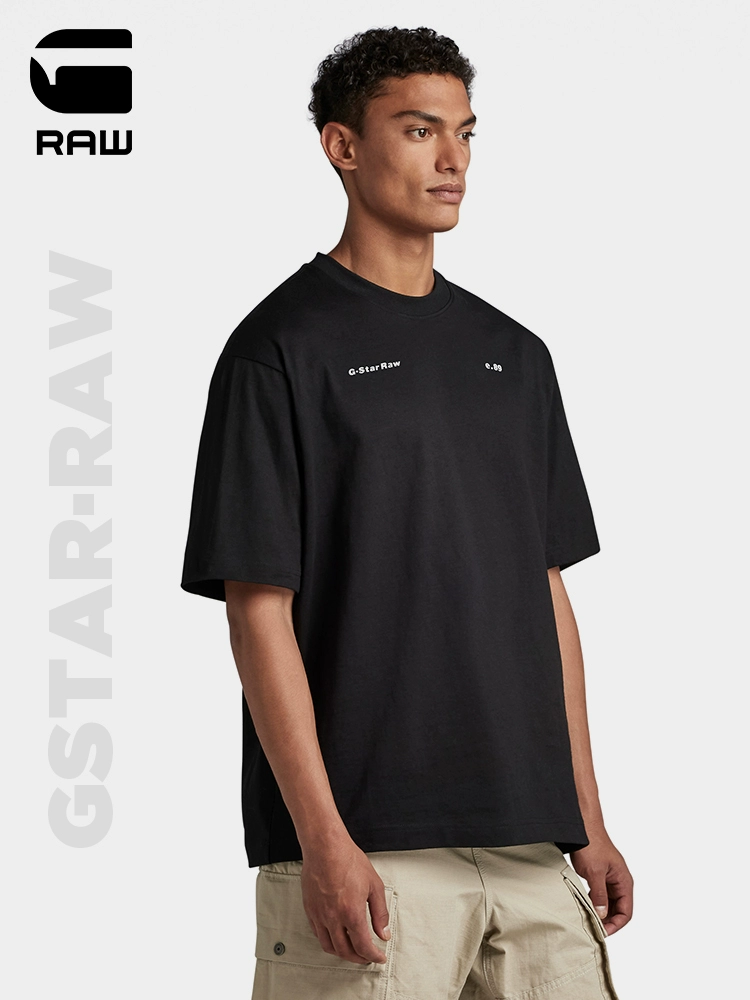 G-Star Raw BOXY BASE 23夏季新款男女同款宽松短袖T恤 D23218