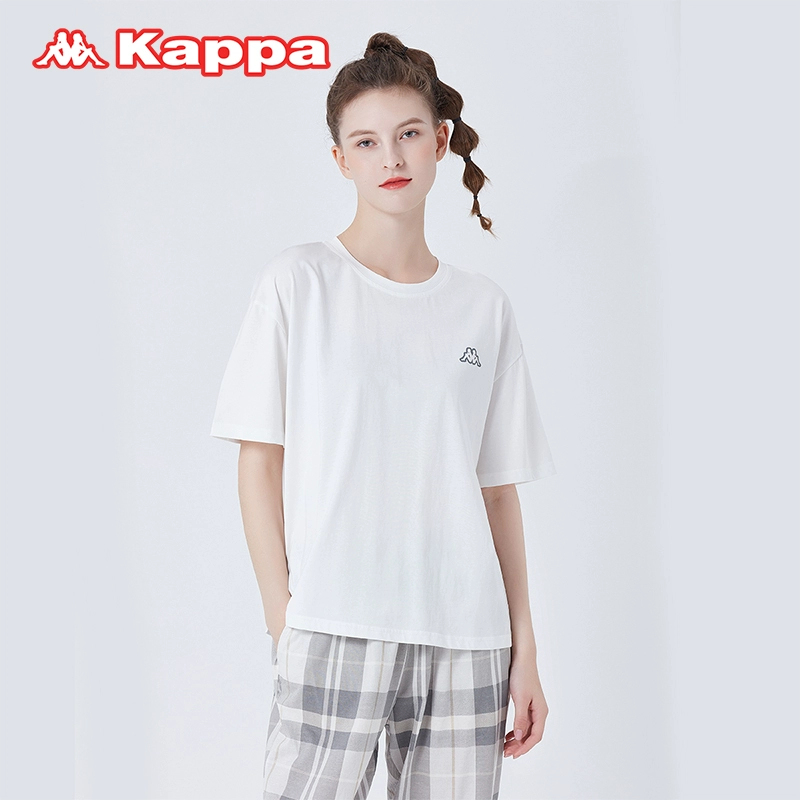 Kappa 2023秋季新品 女士棉质格子家居服套装 2色 89元包邮（需领券） 买手党-买手聚集的地方