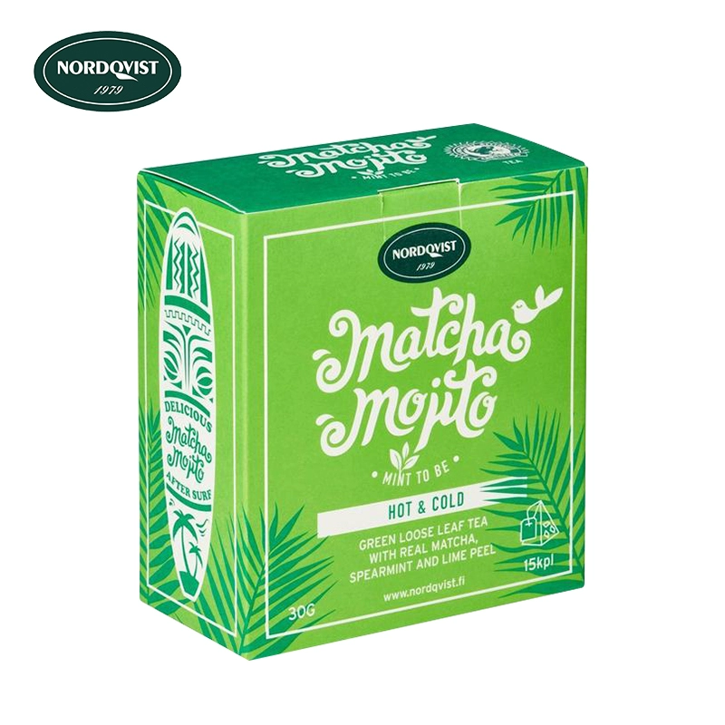 芬兰国民茶饮品牌，Nordqvist 暖达芬 抹茶莫吉托冷热泡绿茶花果茶15包/盒 14.9元包邮（需领券） 买手党-买手聚集的地方