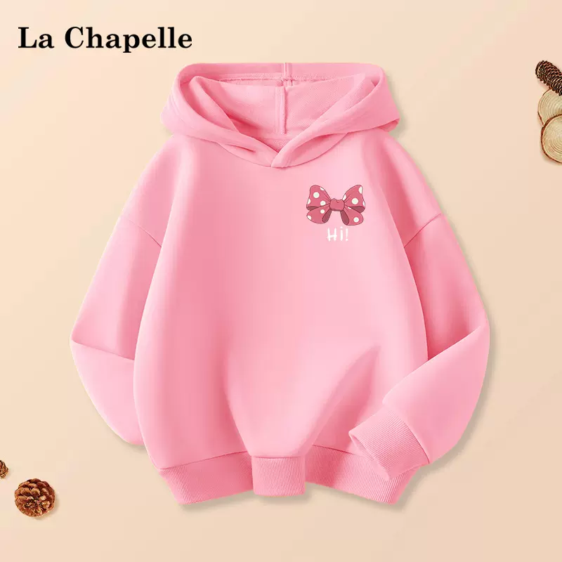 La Chapelle 拉夏贝尔 2023新款 儿童连帽/圆领卫衣假两件外套 （120-160码）多款 29.9元包邮（需领券） 买手党-买手聚集的地方