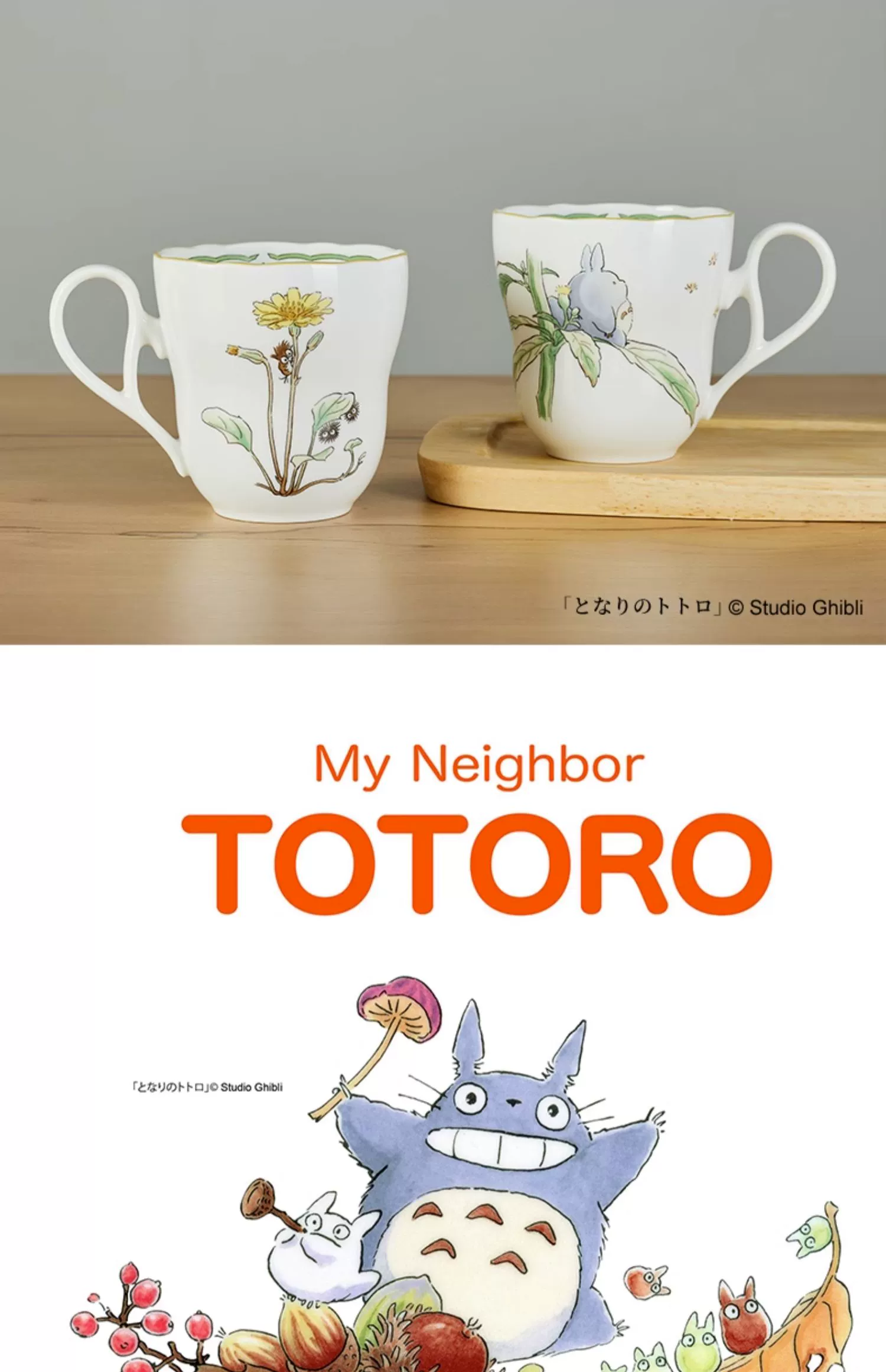 Noritake 则武 TOTORO系列 龙猫骨瓷马克杯375ml   TT97855/4924-8 127.4元（天猫270元） 买手党-买手聚集的地方