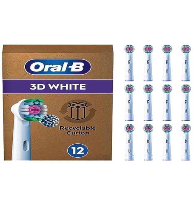 Oral-B 欧乐B 3D White 美白型电动牙刷刷头*12支 188.33元（可3件92折） 买手党-买手聚集的地方