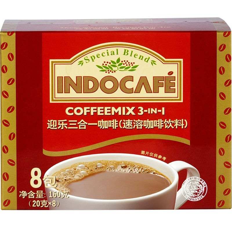 印尼原装进口，Indocafe 迎乐 二合一速溶咖啡18g*5包 5.9元包邮 买手党-买手聚集的地方