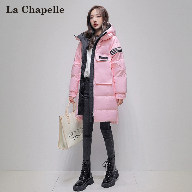 La Chapelle 拉夏贝尔 女士冬季潮流中长款加厚保暖羽绒服 4色 189元包邮 买手党-买手聚集的地方