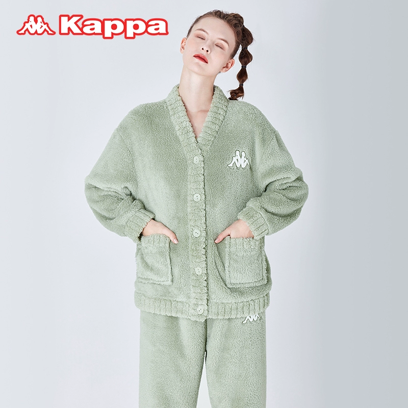 KAPPA 秋冬暖肤绒女士家居服套装 2色 赠运动水壶 新低149元包邮（双重优惠） 买手党-买手聚集的地方