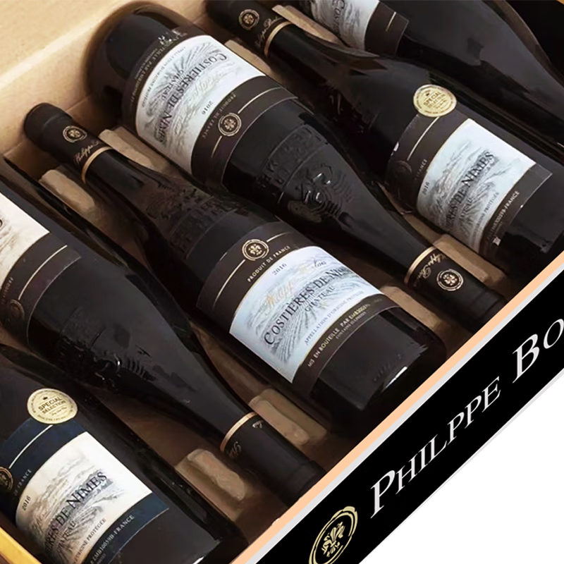Philippe Borlais 菲利宝莱 法国原瓶进口AOP级 14.5度庄园干红葡萄酒750mL*6瓶 礼盒装 159元包邮 买手党-买手聚集的地方