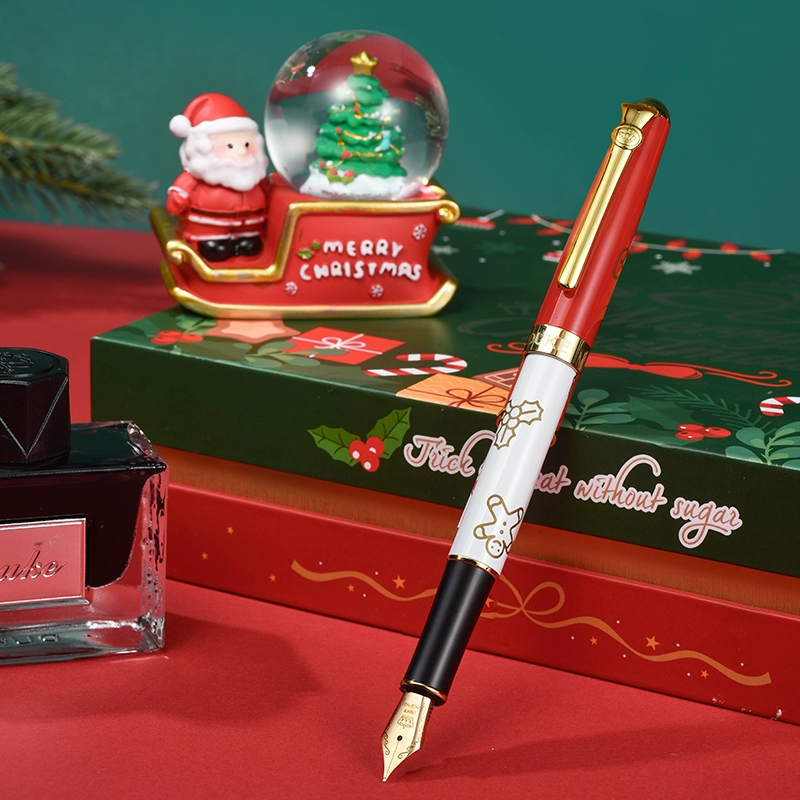 德国 Duke 公爵 双色圣诞933系列 钢笔/铱金笔套装（笔+墨水+圣诞雪橇摆件） 史低58元包邮 买手党-买手聚集的地方