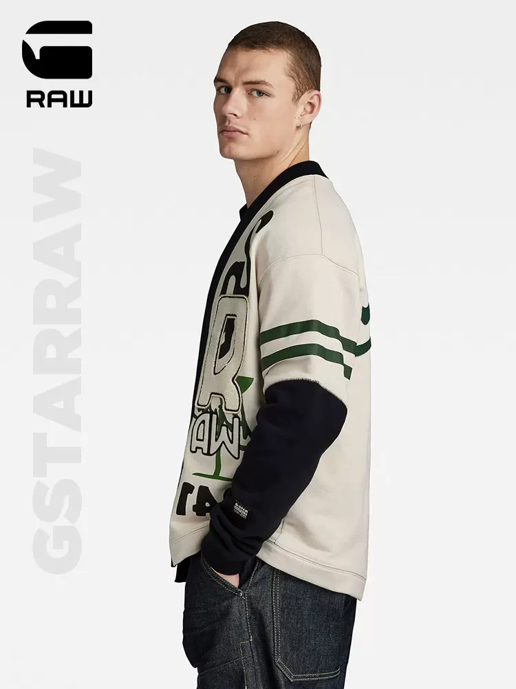 G-STAR RAW 2023冬季新品男士V领刺绣印花毛衣开衫 D24225 493.94元（天猫折后1478元） 买手党-买手聚集的地方