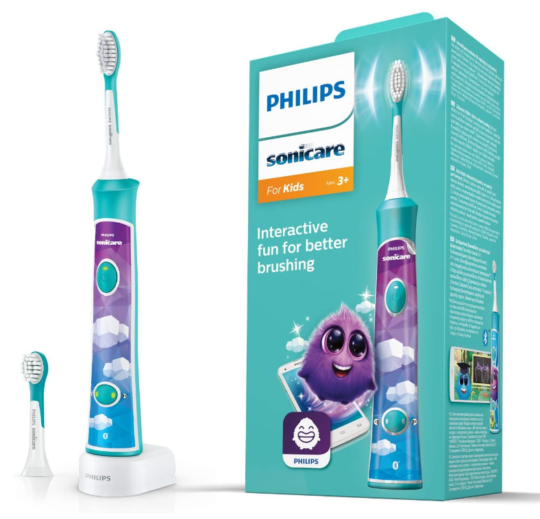 Philips 飞利浦 HX6322/04 蓝牙版 声波震动儿童牙刷 2刷头 216.3元 买手党-买手聚集的地方