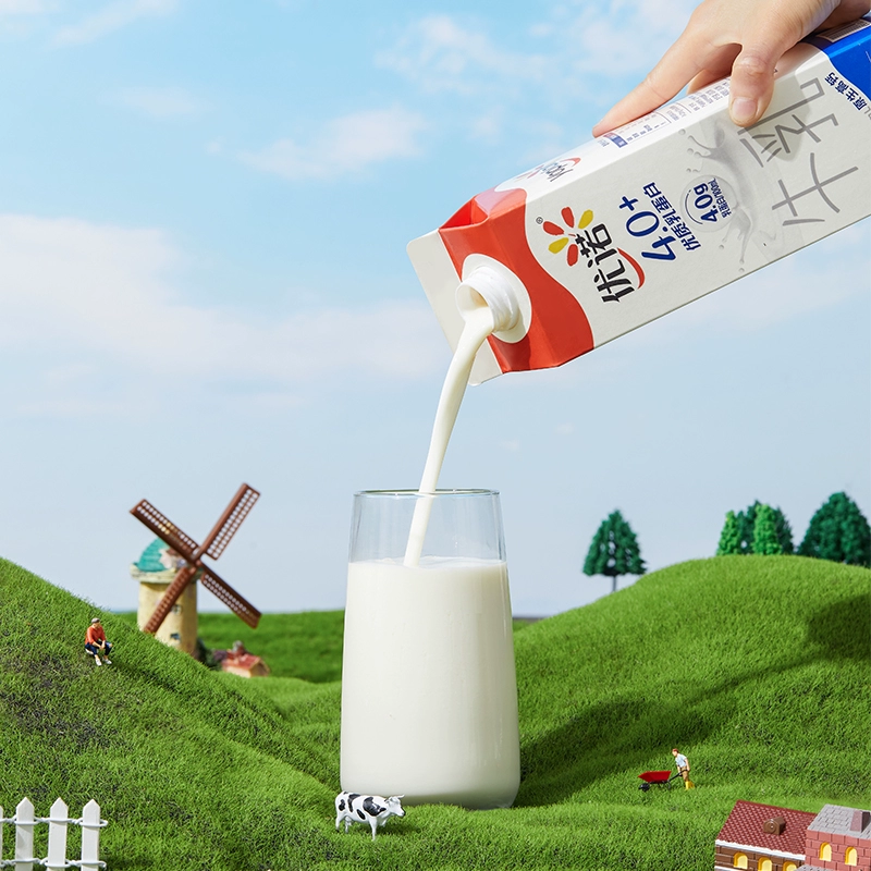 Yoplait 优诺 4.0+优质乳蛋白 鲜牛奶 950mL*3盒 54元包邮 买手党-买手聚集的地方