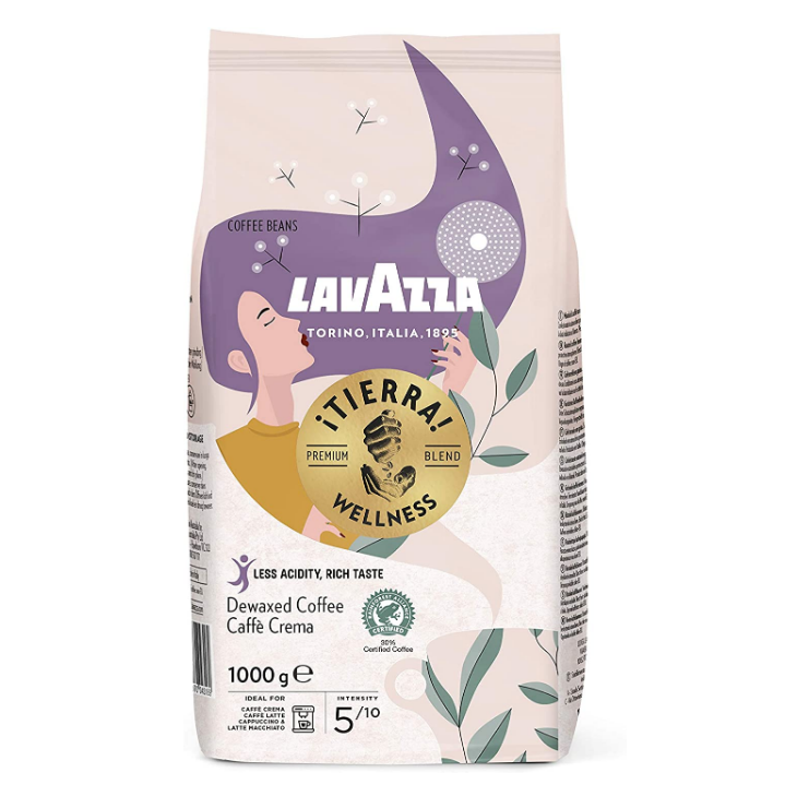 雨林联盟认证，LAVAZZA 拉瓦萨 Tierra!大地系列 低因咖啡豆 1kg 新低112元（国内259元） 买手党-买手聚集的地方