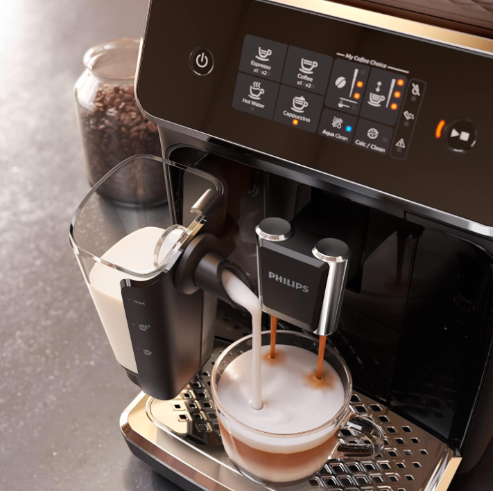 philips飞利浦 2200系列 ep2220/10 全自动咖啡机 带lattego奶泡系统