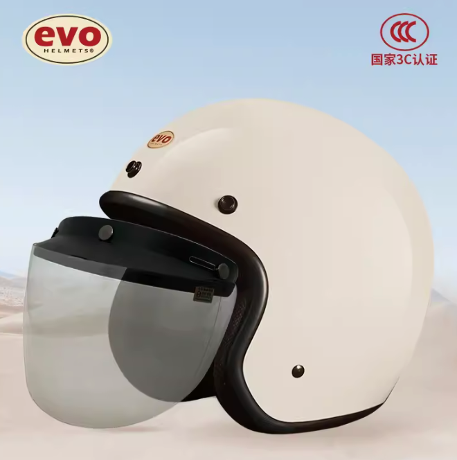 通过3C认证，中国台湾 evo 男女通用冬季电动车摩托车头盔 多色 59元包邮（需领券） 买手党-买手聚集的地方
