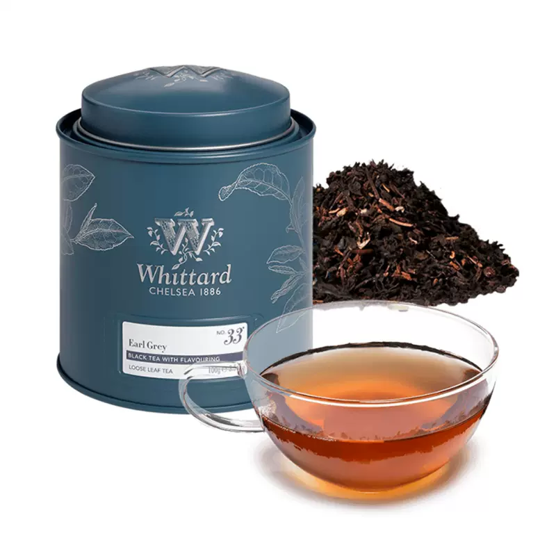 百年英伦茶品牌 Whittard 伯爵红茶 100g罐装 赠切尔西早餐红茶50片/盒 99元包邮 买手党-买手聚集的地方