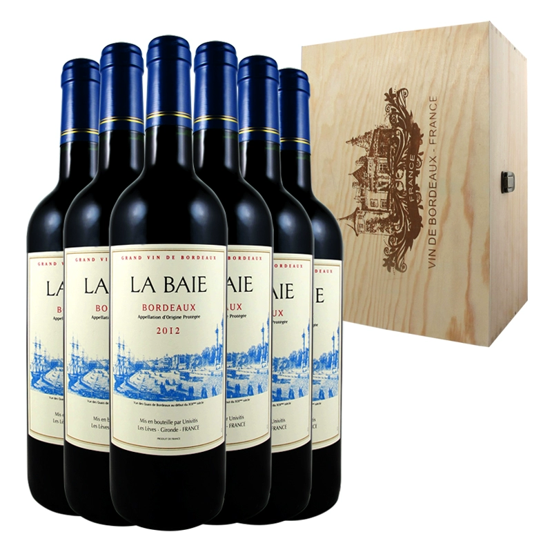 法国原瓶进口，La Baie 海湾 2012年份 波尔多AOP级红葡萄酒750mL*6只木箱装 298元包邮 买手党-买手聚集的地方