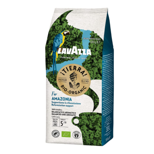 雨林联盟认证，LAVAZZA 拉瓦萨 Tierra!大地系列 中度烘焙有机咖啡豆 500g 81.78元 买手党-买手聚集的地方