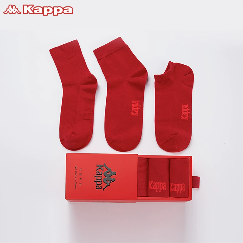 Kappa 卡帕 男士本命年限量红品中筒袜 3双装 29.6元包邮 买手党-买手聚集的地方