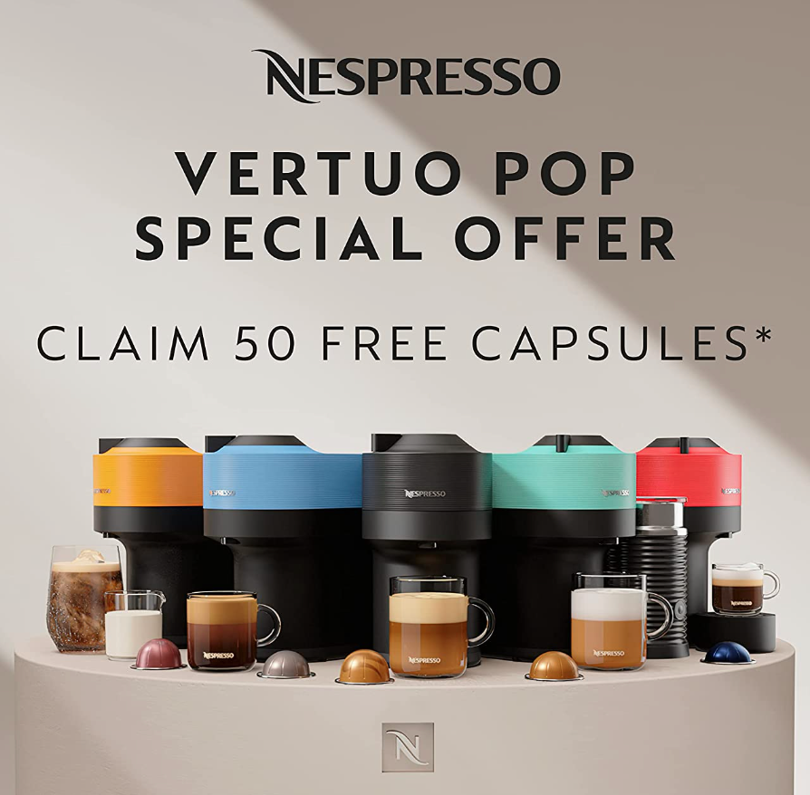 Krups 克鲁伯 Nespresso Vertuo Pop系列 咖啡胶囊机 489.63元（京东旗舰店折后758元） 买手党-买手聚集的地方