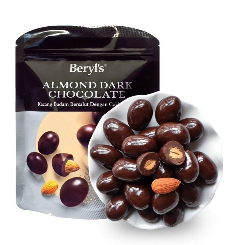 马来西亚进口，Beryl's 倍乐思 扁桃仁夹心黑巧克力豆 35g*4袋 23.8元包邮 买手党-买手聚集的地方