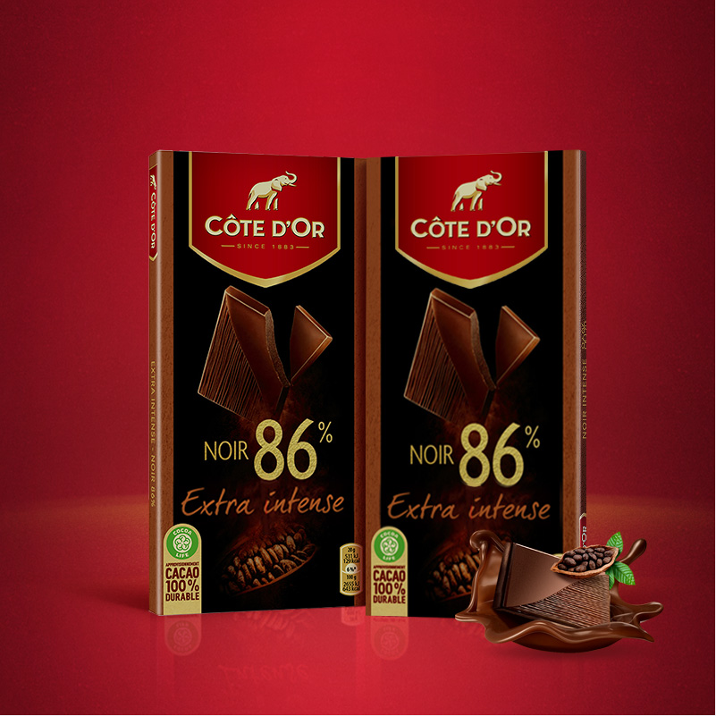 比利时进口，克特多金象 86%可可黑巧克力 100g*2块*3件 61.67元包邮（10.27元/块） 买手党-买手聚集的地方