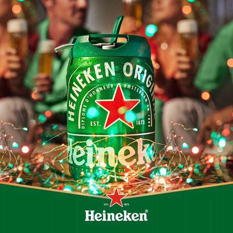 荷兰原装进口，Heineken 喜力啤酒 铁金刚 5L桶装 81.6元包邮（返30元猫超卡后） 买手党-买手聚集的地方