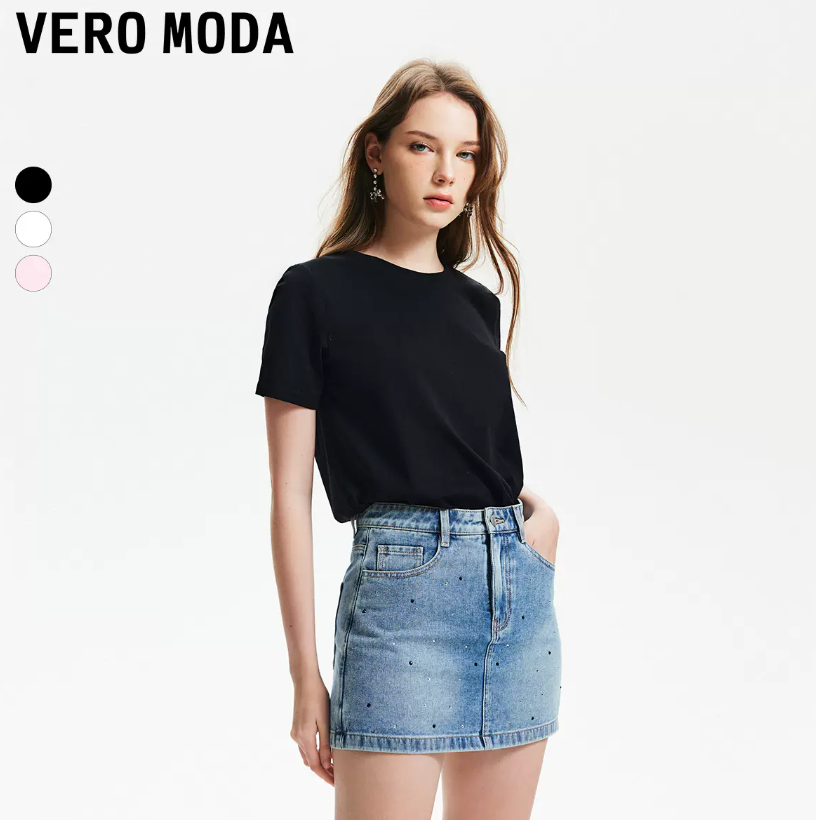 Vero Moda 2024春夏新款 女士基础款短袖T恤 59.3元包邮 买手党-买手聚集的地方