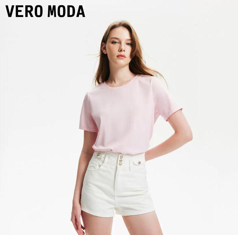 Vero Moda 2024春夏新款 女士基础款短袖T恤 59.3元包邮 买手党-买手聚集的地方