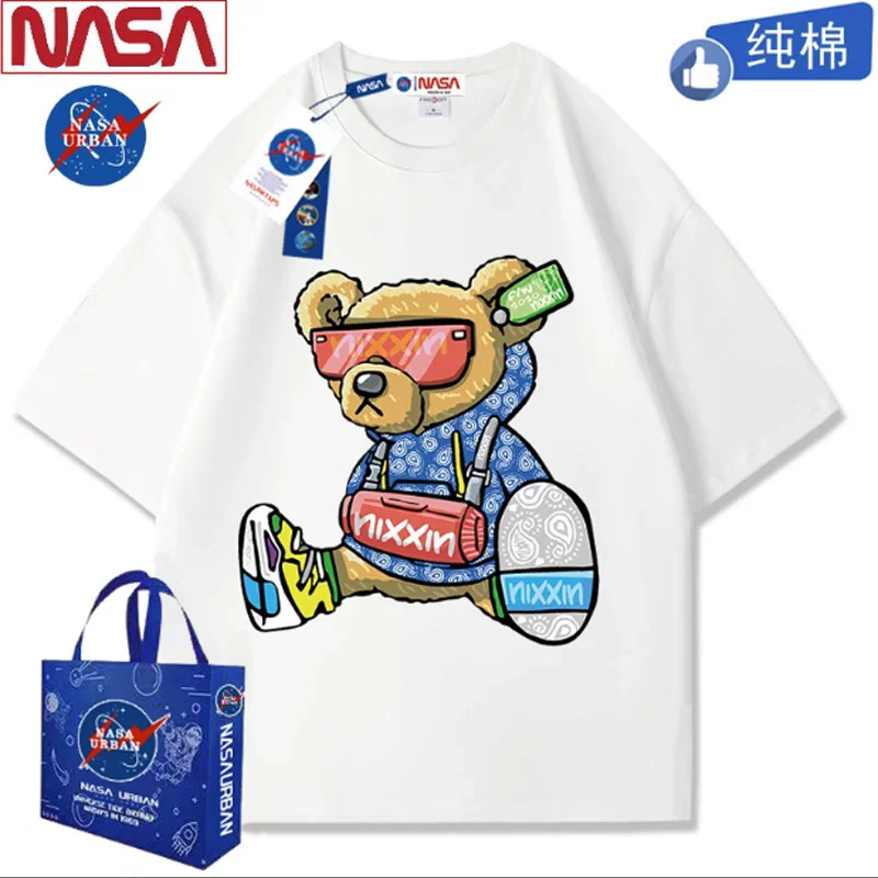 NASA  URBAN联名 男女同款纯棉短袖T恤 4件 多款 新低89.6元包邮（22.4元/件） 买手党-买手聚集的地方
