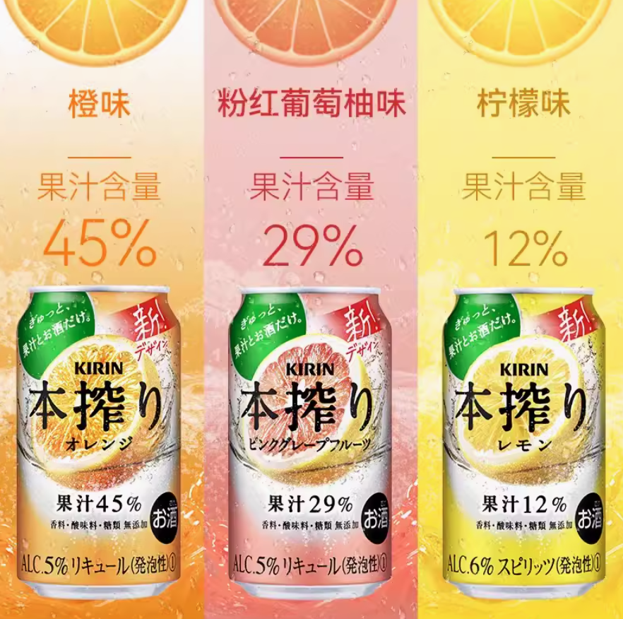 临期特价，麒麟 日本进口 本榨预调微醺果酒 350ml*2罐 柠檬味 新低9.9元包邮（需领券） 买手党-买手聚集的地方