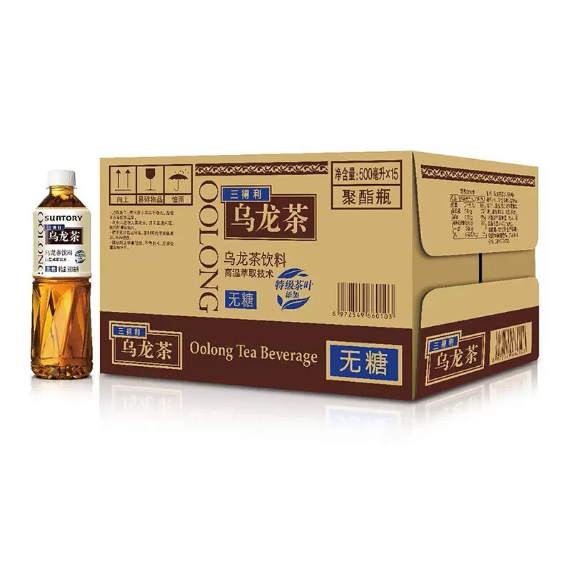 Suntory 三得利 无糖乌龙茶 500ml*15瓶