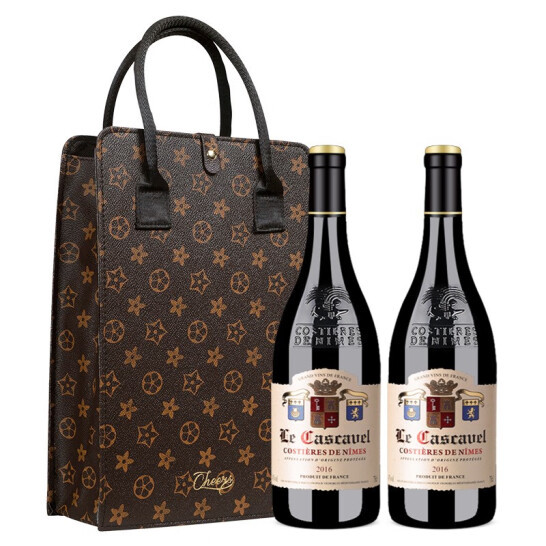 Le Cascauel 卡斯维拉 法国原瓶进口AOP级 干红葡萄酒750mL*2瓶 送精品手提礼袋 75元包邮 买手党-买手聚集的地方